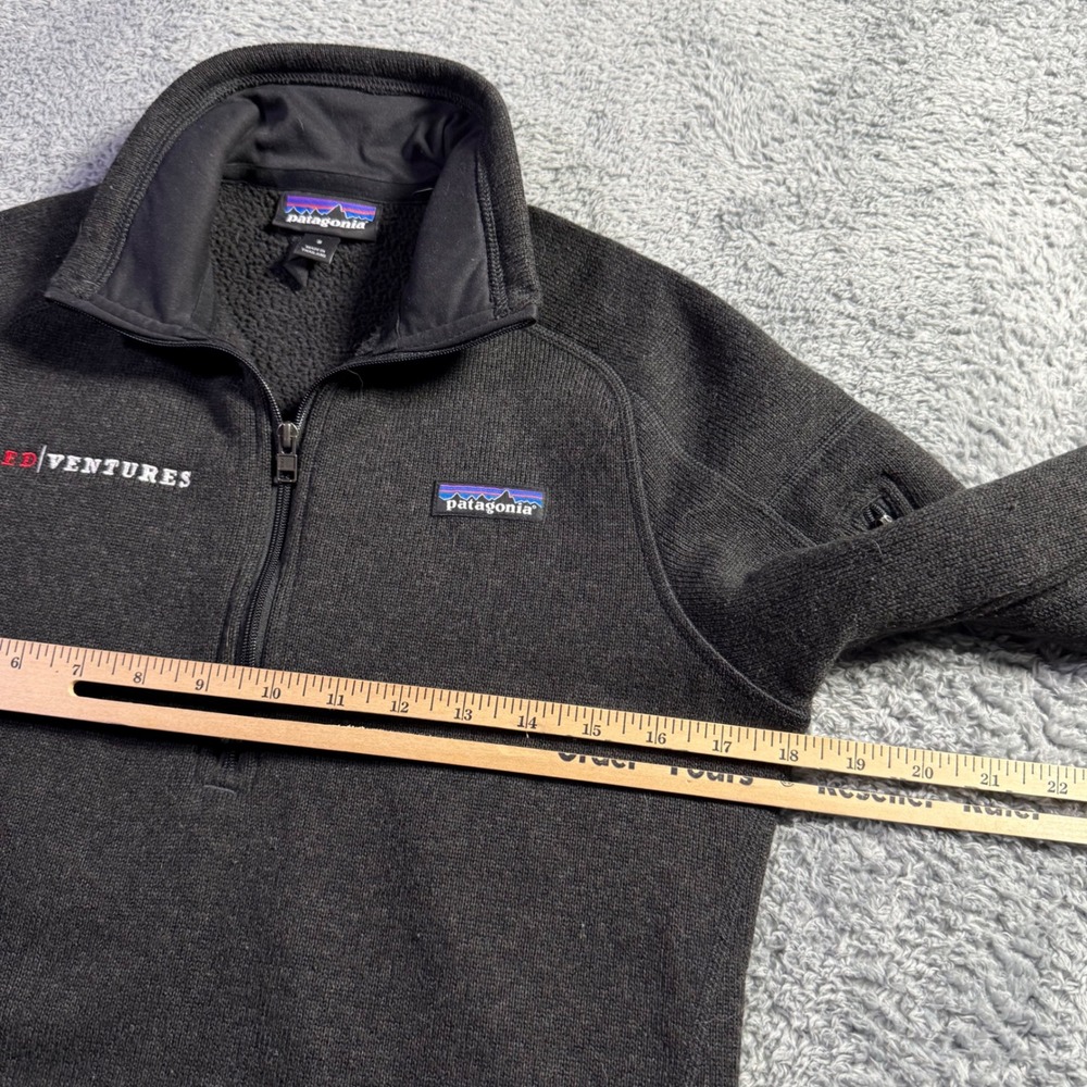 Patagonia Womens Better Sweater 1/4 Zip Pullover Black Zip Pocket Size Small - Picture 6 of 6